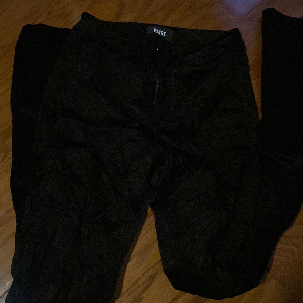 Paige corduroy pants boot cut with flare at the bottom